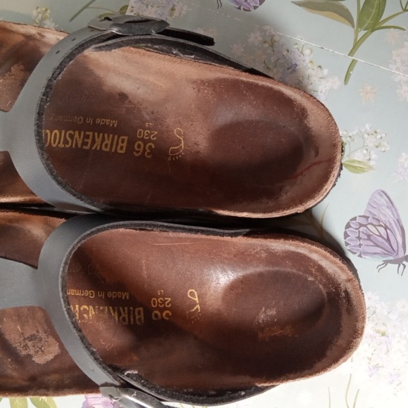 Birkenstock Gizeh Onynx Buckle Flip Flop Flats Sandals Womens 36 - Picture 5 of 11